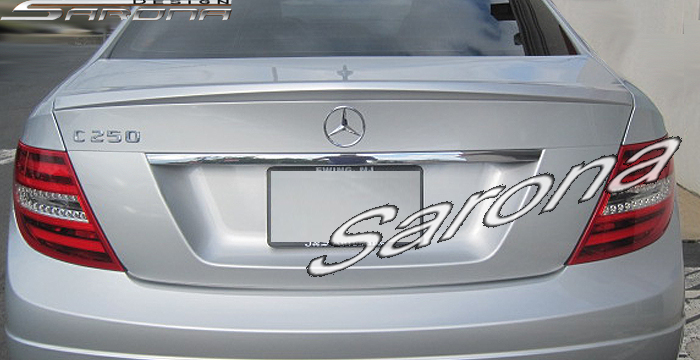 Custom Mercedes C Class  Coupe Trunk Wing (2008 - 2014) - $299.00 (Part #MB-108-TW)